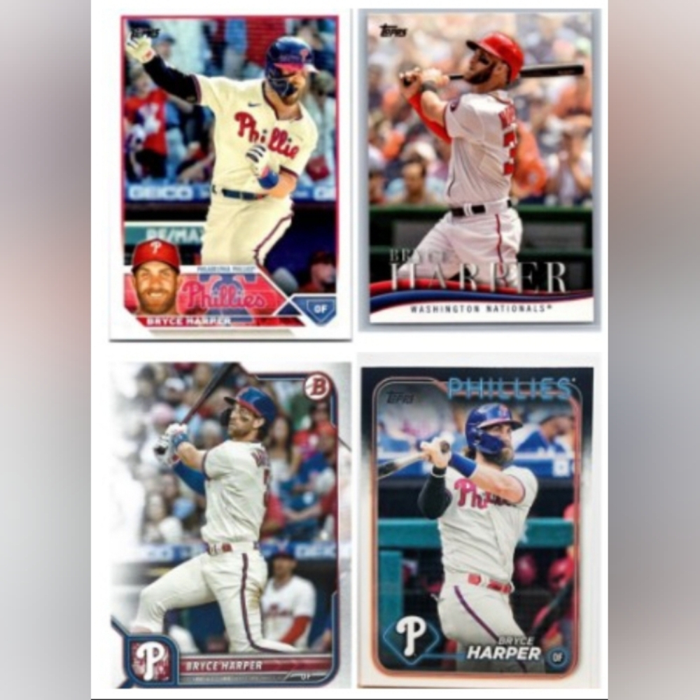 Bryce Harper ⚾ MLB Baseball Trading Cards Lot 🔥 Philadelphia Phillies